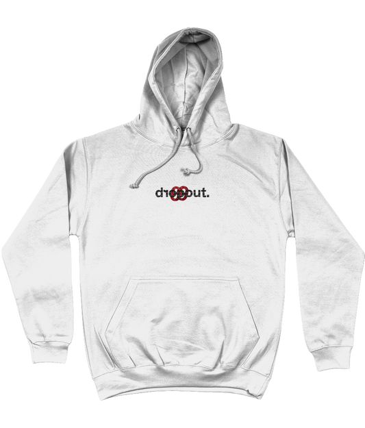 "DROPOUTS OG" White Hoodie